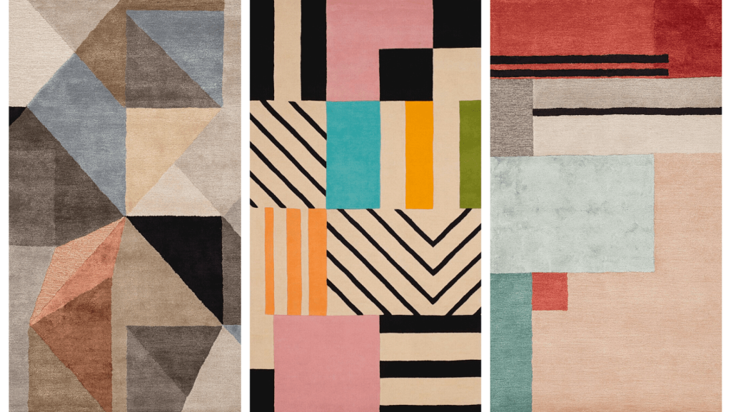 colorblocking op de vloer